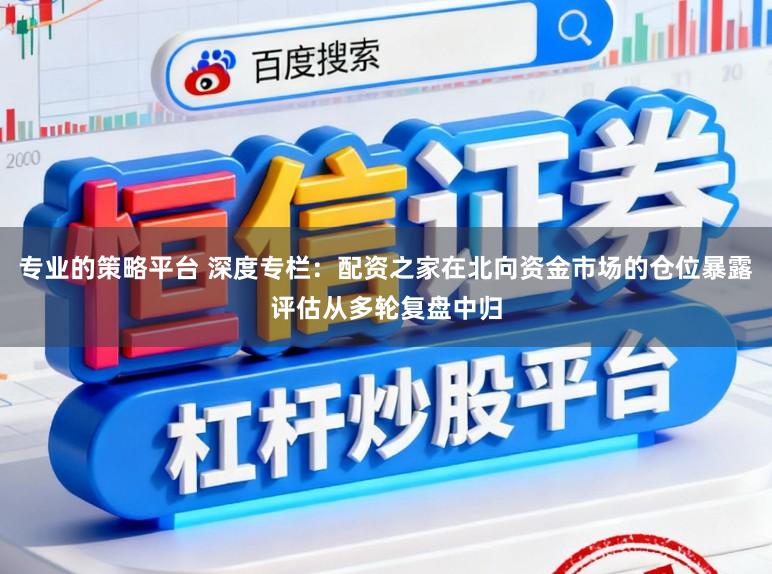 专业的策略平台 深度专栏：配资之家在北向资金市场的仓位暴露评估从多轮复盘中归