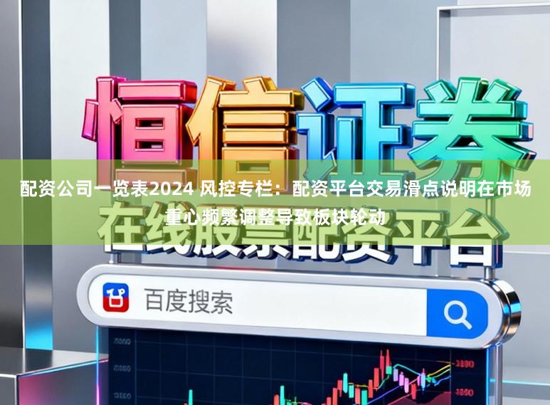 配资公司一览表2024 风控专栏：配资平台交易滑点说明在市场重心频繁调整导致板块轮动